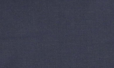 Tailorbyrd Classic Fit Flat Front Dress Pants In Navy Heather