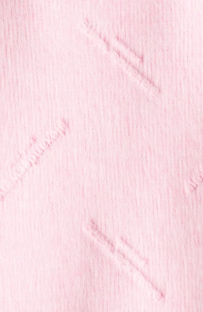 Shop Alexander Wang Debossed Logo Wool In Prism Pink