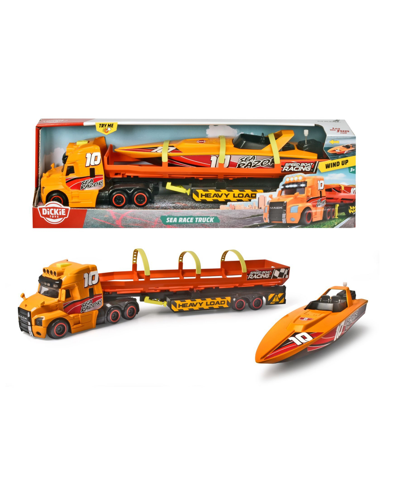 Shop Dickie Toys Hk Ltd - Mack Truck With Trailer And Boat In Multi