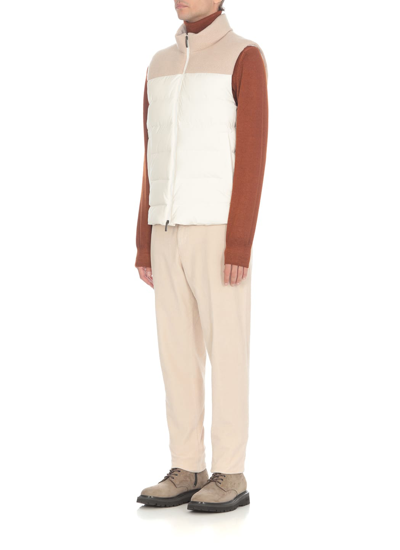 Shop Peserico Cotton Curdoroy Trousers In Beige