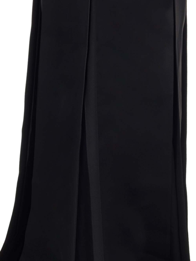 Khaite Clete Crepe Maxi Dress In Black