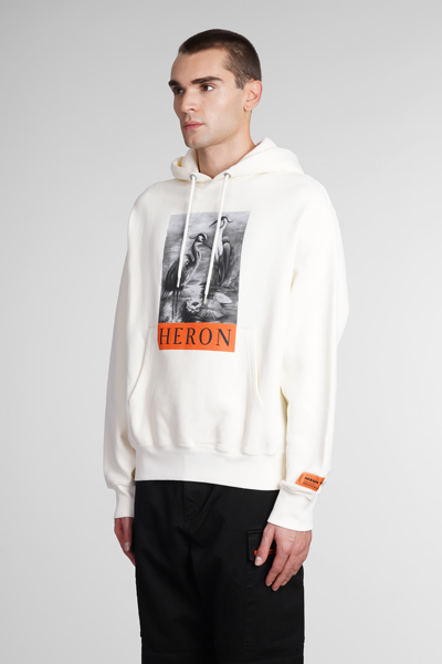 Shop Heron Preston Sweatshirt In Beige Cotton