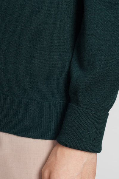Shop Ballantyne Knitwear In Green Cashmere