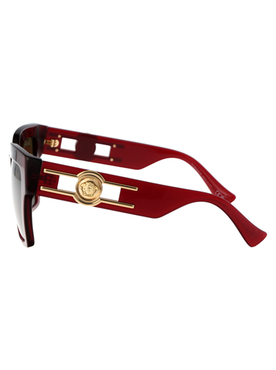 Shop Versace 0ve4458 Sunglasses In 543073 Bordeaux
