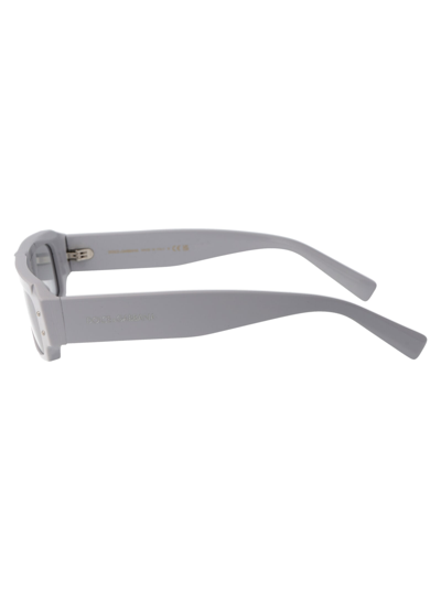 Shop Dolce &amp; Gabbana Eyewear 0dg4458 Sunglasses In 341887 Light Grey