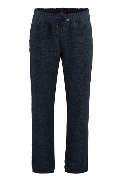 Shop Parajumpers Kiri Cotton Blend Trousers In Blue