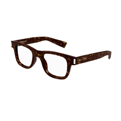Shop Saint Laurent Sl 564 009 Glasses In Marrone
