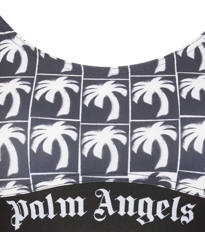 Shop Palm Angels Palms Logo Top In Black