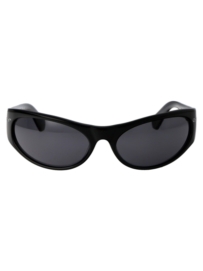 Shop Off-white Napoli Sunglasses In 1007 Black