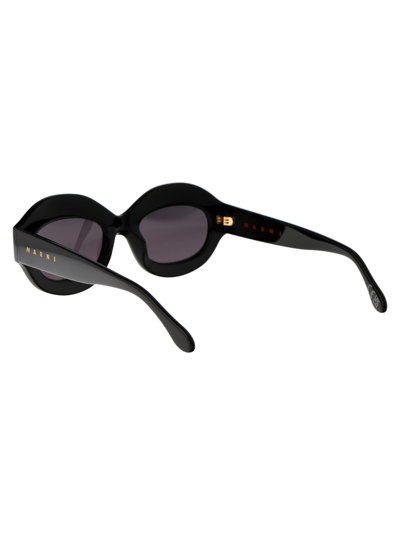 Shop Marni Eyewear Ik Kil Cenote Sunglasses In Black