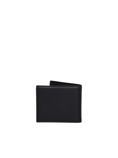 Shop Dolce & Gabbana Bi-fold Calf Leather Wallet In Black