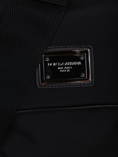 Shop Dolce & Gabbana Nylon Fanny Pack In Black