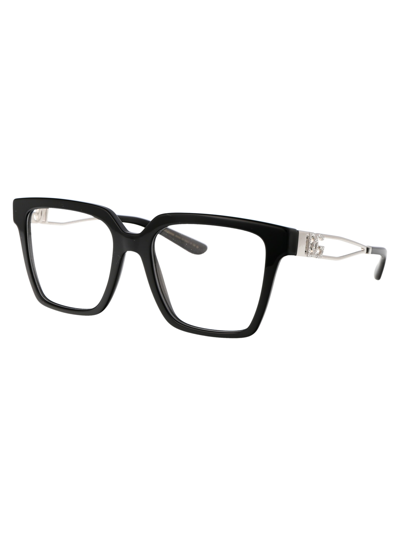 Shop Dolce &amp; Gabbana Eyewear 0dg3376b Glasses In 501 Black