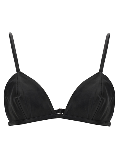 Retrof�te Esti Leather Bra In Black