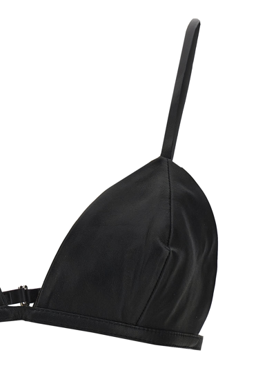 Retrof�te Esti Leather Bra In Black