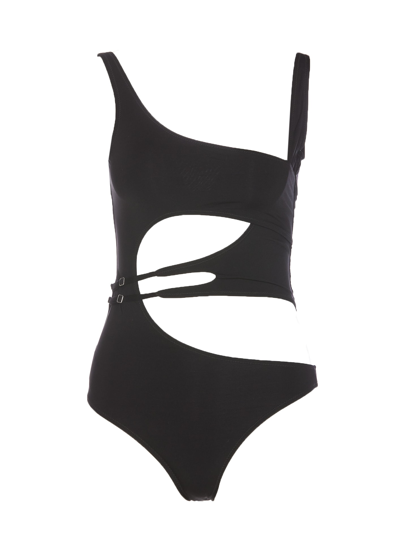 Shop Off-white Meteor Swimwear In Black