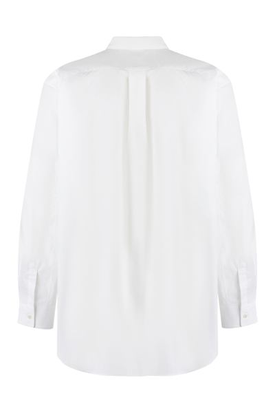 Shop Comme Des Garçons Shirt Lacoste X Comme Des Garçons - Cotton Shirt In White