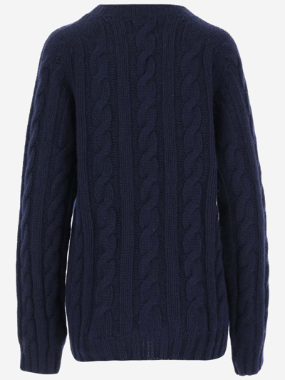 Shop Howlin' Wool Sweater In Blue