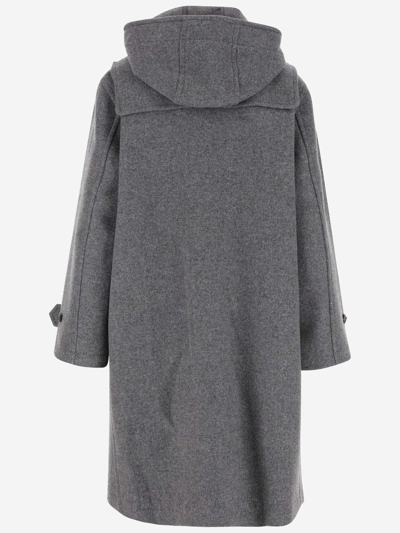 Shop Dunst Wool Blend Montgomery In Grey