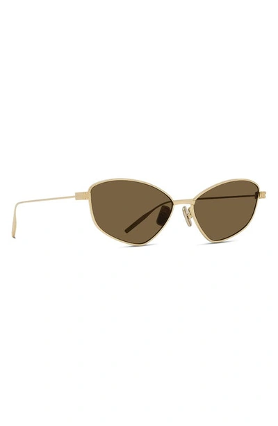 Shop Givenchy Gv Speed Cat Eye Sunglasses In Shiny Endura Gold / Roviex