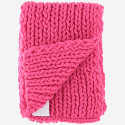 Shop Evyinit Merino Wool Blend Scarf In Fuchsia