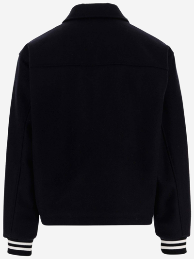 Aries Varsity Jacket In Black