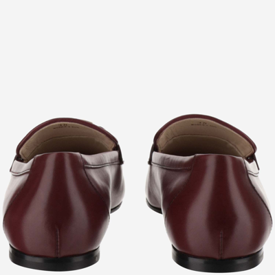 Shop Tod's T Timeless Leather Loafer In Brown