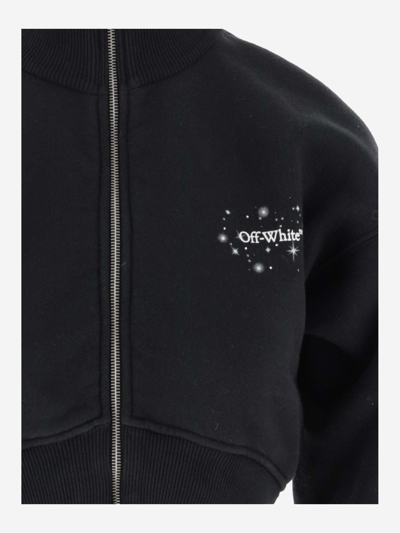 Shop Off-white Bling Star Arrow Sweatshirt In Black