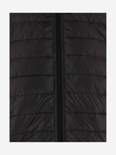 Shop Aspesi Quilted Nylon Down Jacket In Black