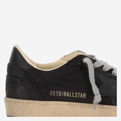 Shop Golden Goose Ballstar Suede Sneakers In Black