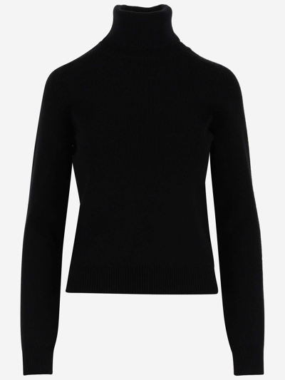 Shop Saint Laurent Cashmere Pullover In Black