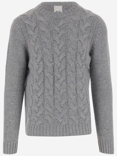 Shop Allude Cashmere Sweater In Grey