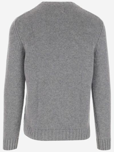 Shop Allude Cashmere Sweater In Grey
