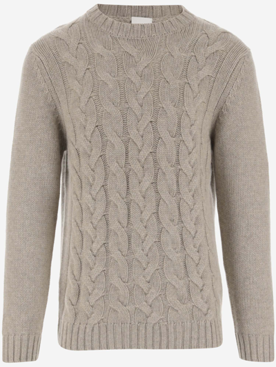 Shop Allude Cashmere Sweater In Beige
