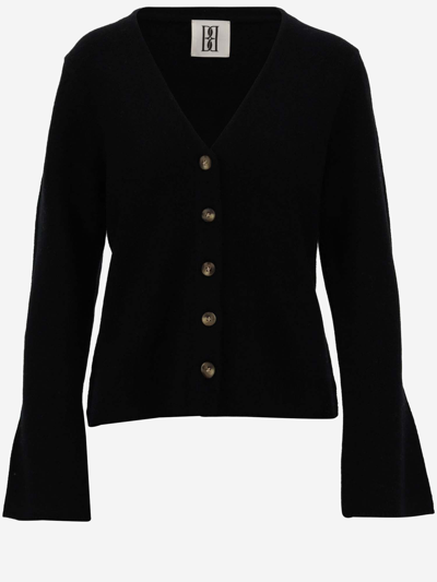 Shop By Malene Birger Wool Cardigan In Black