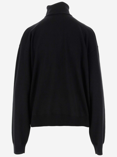 Shop Coperni Merino Wool Sweater In Black