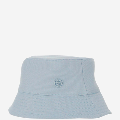 Ruslan Baginskiy Logo Cotton Bucke Hat In Light Blue