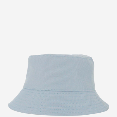 Shop Ruslan Baginskiy Logo Cotton Bucke Hat In Light Blue