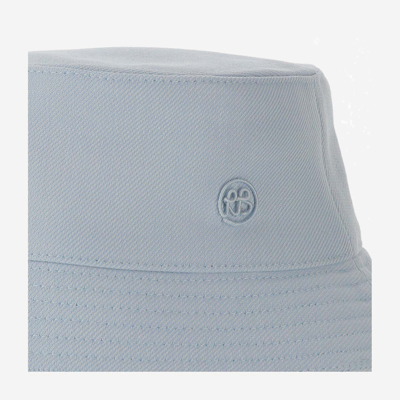 Shop Ruslan Baginskiy Logo Cotton Bucke Hat In Light Blue