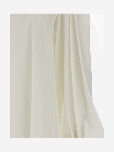 Chloé Silk Crepe De Chine Blouse In White