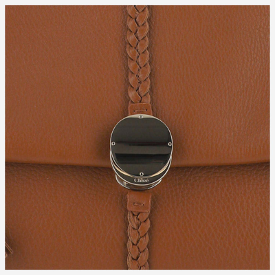 Shop Chloé Medium Penelope Shoulder Bag In Brown