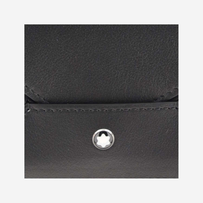 Shop Montblanc Card Holder 4 Compartments Meisterstück Selection Soft In Black