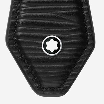 Montblanc Meisterstuck 4810 Leather Key Fob In Black