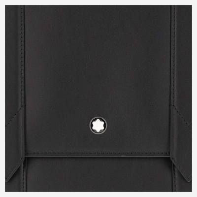 Shop Montblanc Messenger Bag Medium Meisterstück Selection Soft In Black