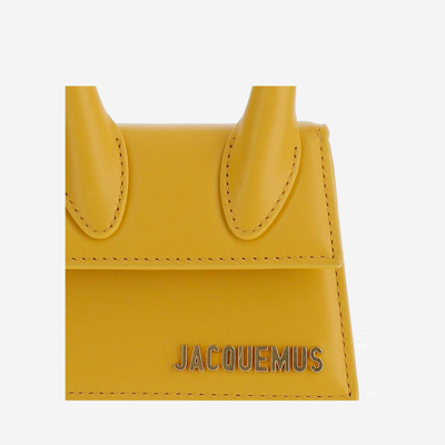 Shop Jacquemus Le Chiquito Bag In Yellow