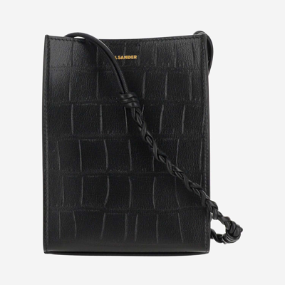 Shop Jil Sander Small Tangle Bag In Black