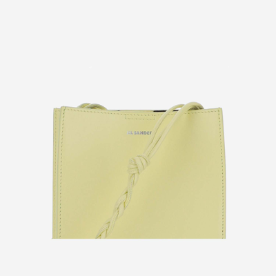 Shop Jil Sander Small Tangle Bag In Yellow