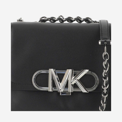 Shop Michael Michael Kors Medium Parker Shoulder Bag In Black