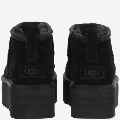 Shop Ugg Classic Ultra Mini Platform Boots In Black
