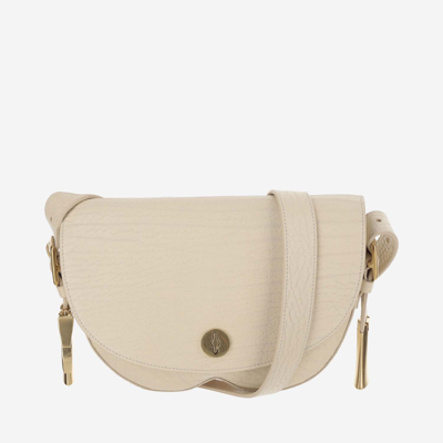 Shop Burberry Chess Shoulder Bag In Ivory